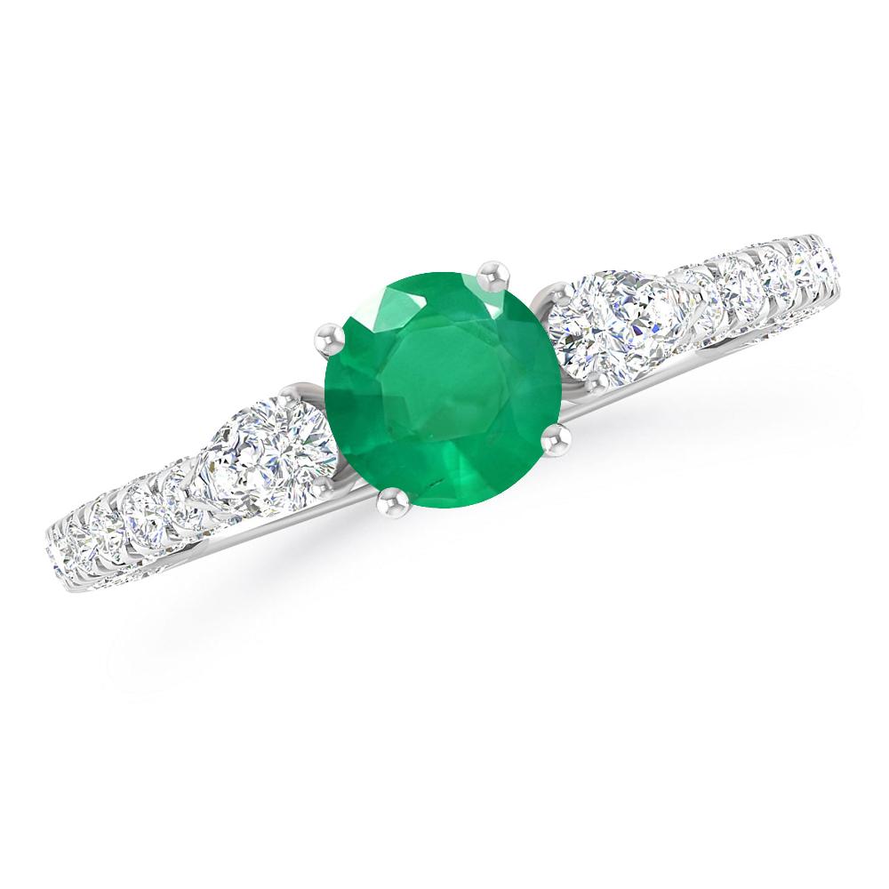 White Gold - Emerald