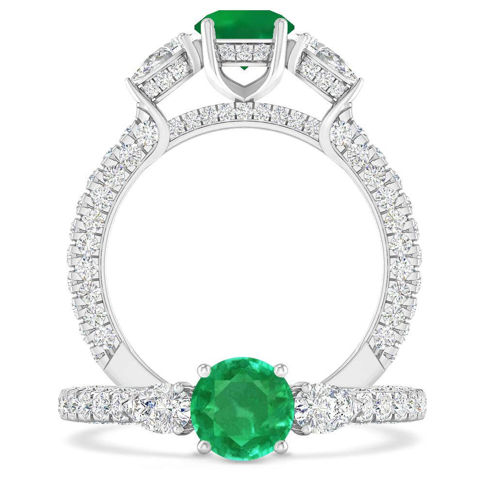White Gold - Emerald