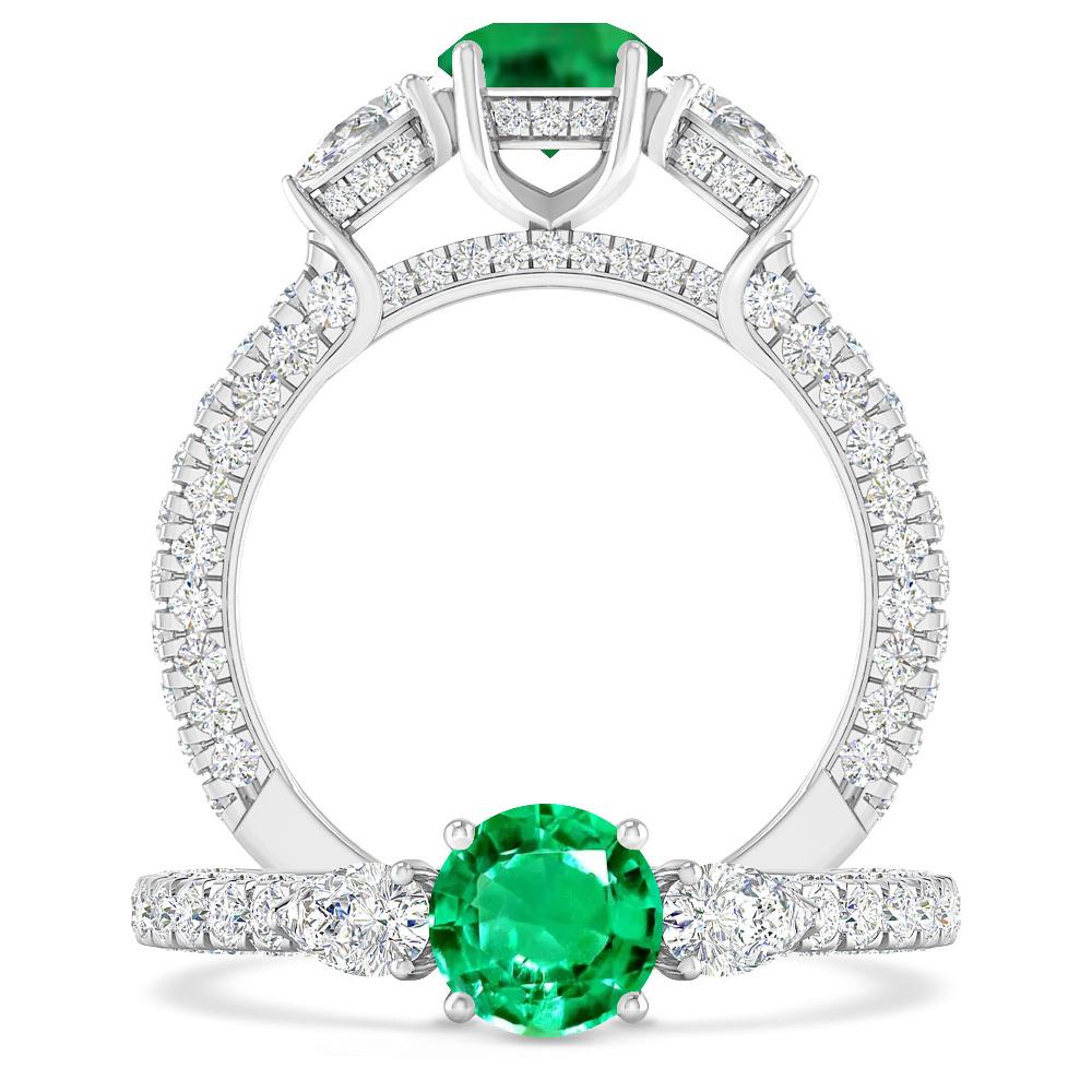 White Gold - Emerald