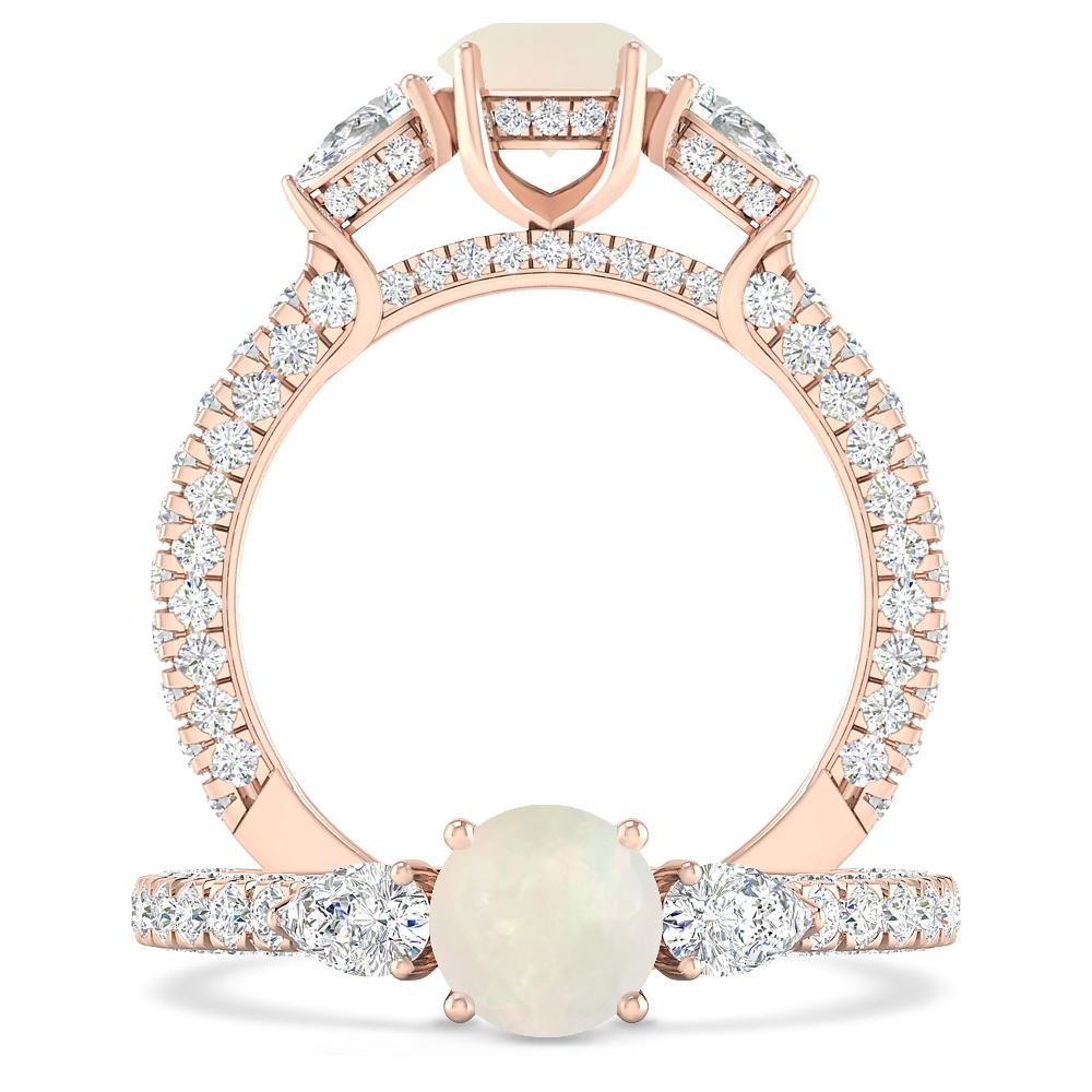 Rose Gold - Opal