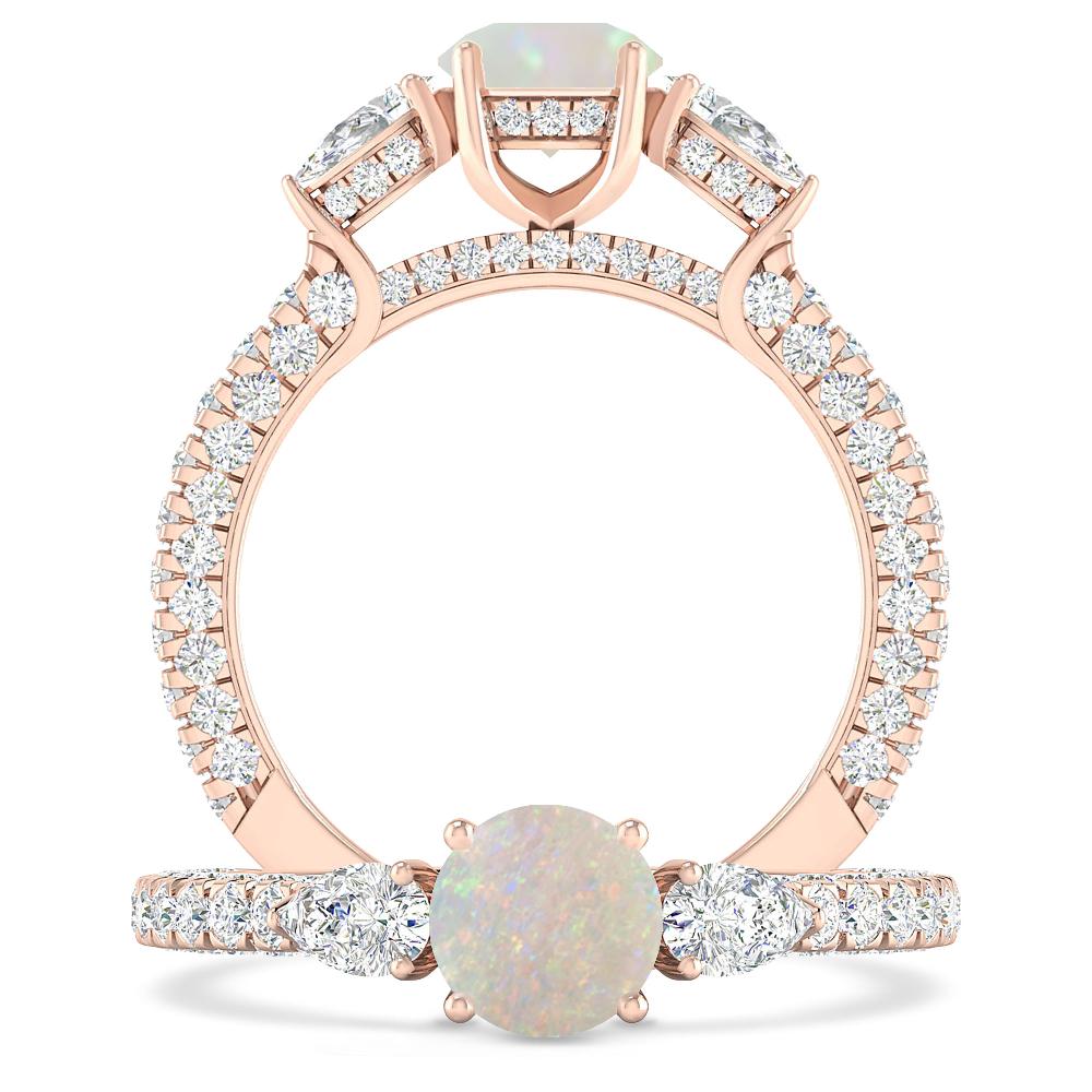 Rose Gold - Opal