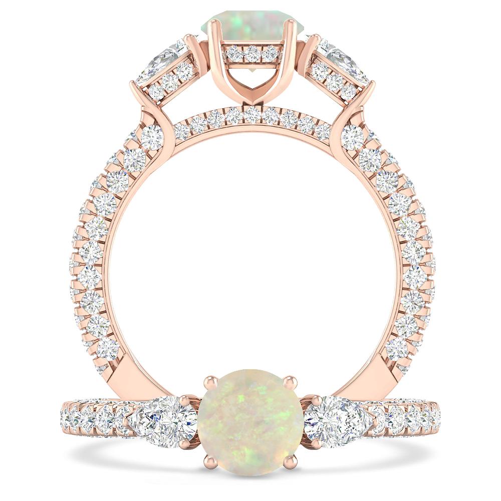 Rose Gold - Opal