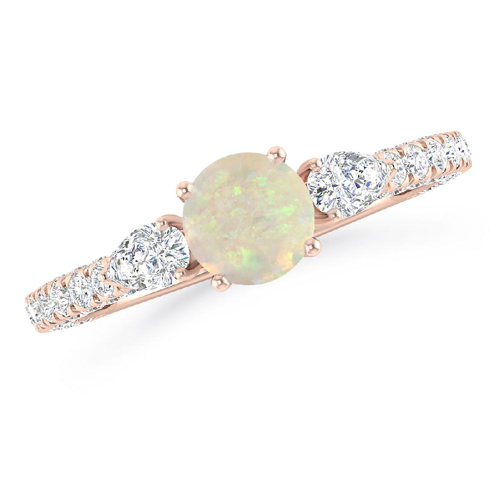 Rose Gold - Opal