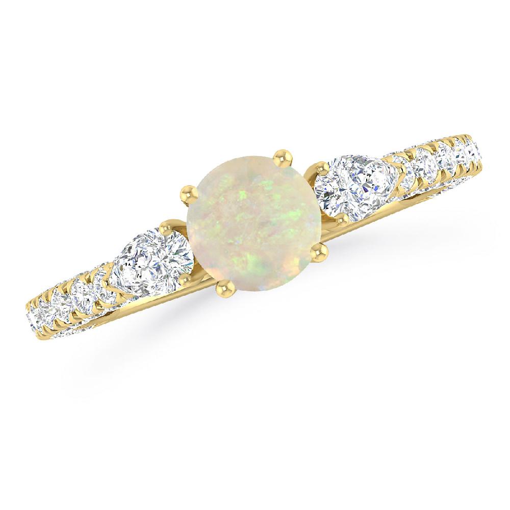 Yellow Gold - Opal