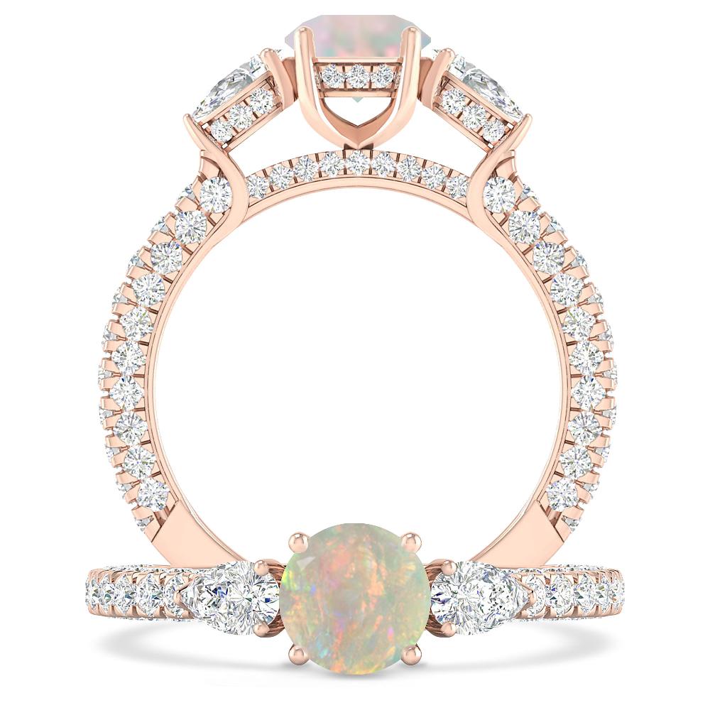 Rose Gold - Opal