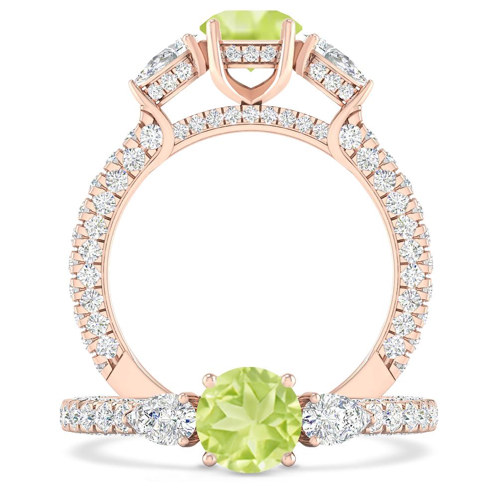 Rose Gold - Peridot