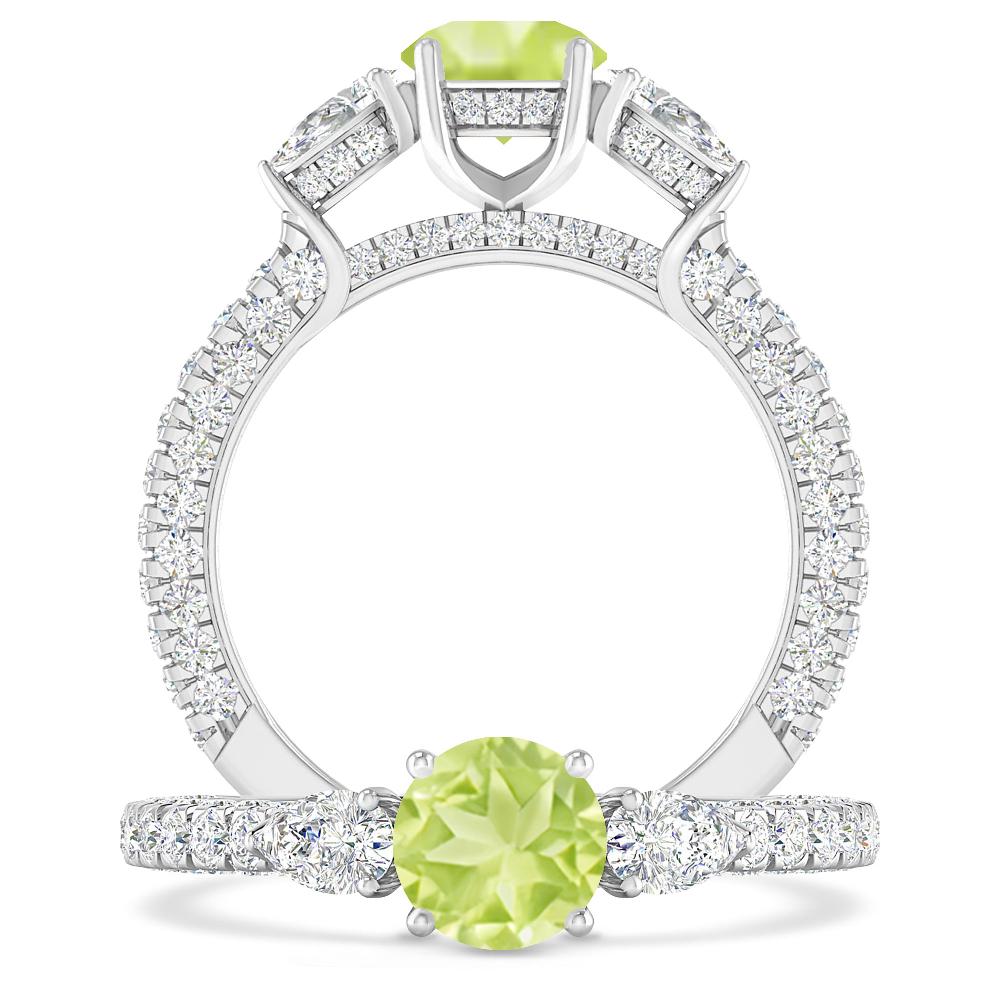 White Gold - Peridot