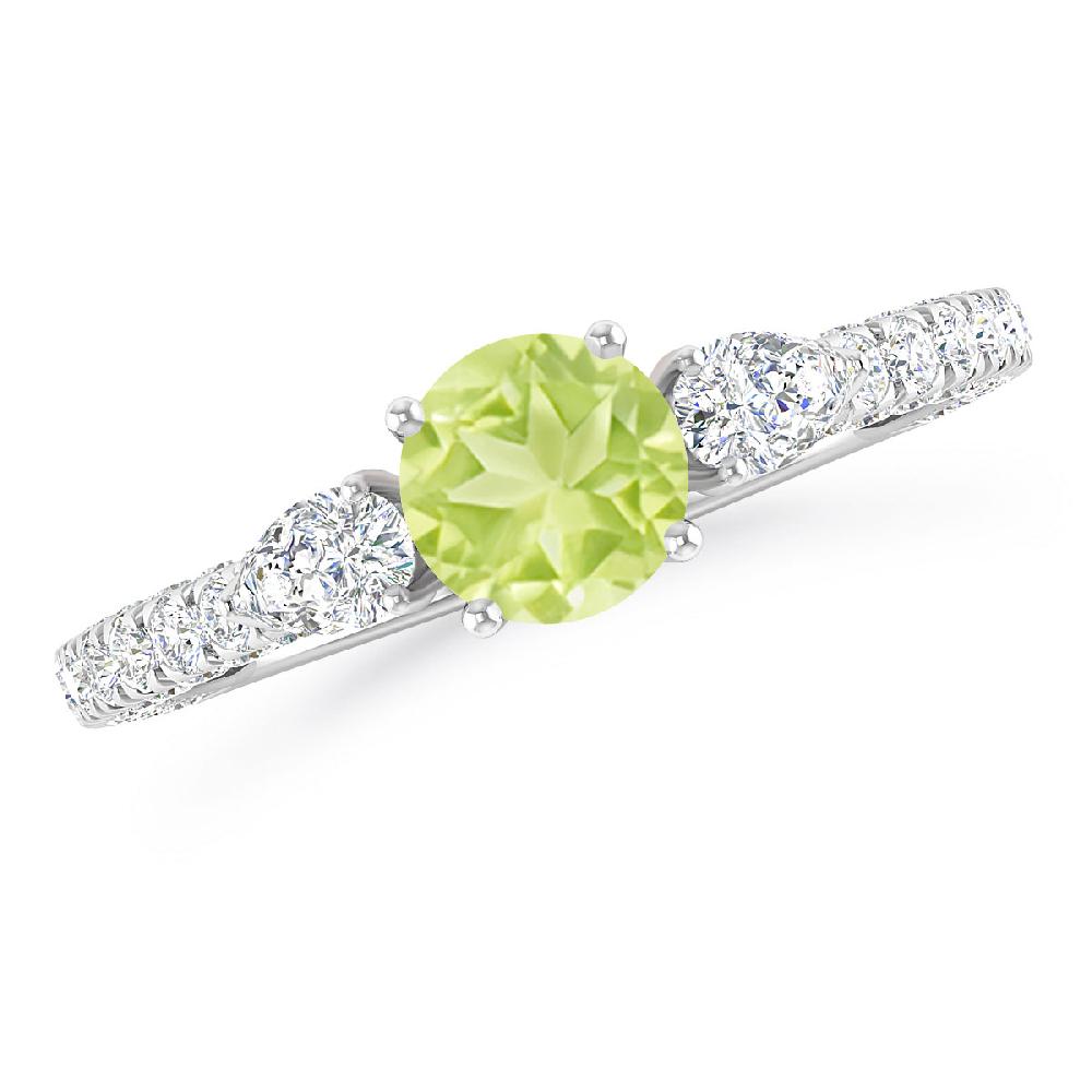 White Gold - Peridot