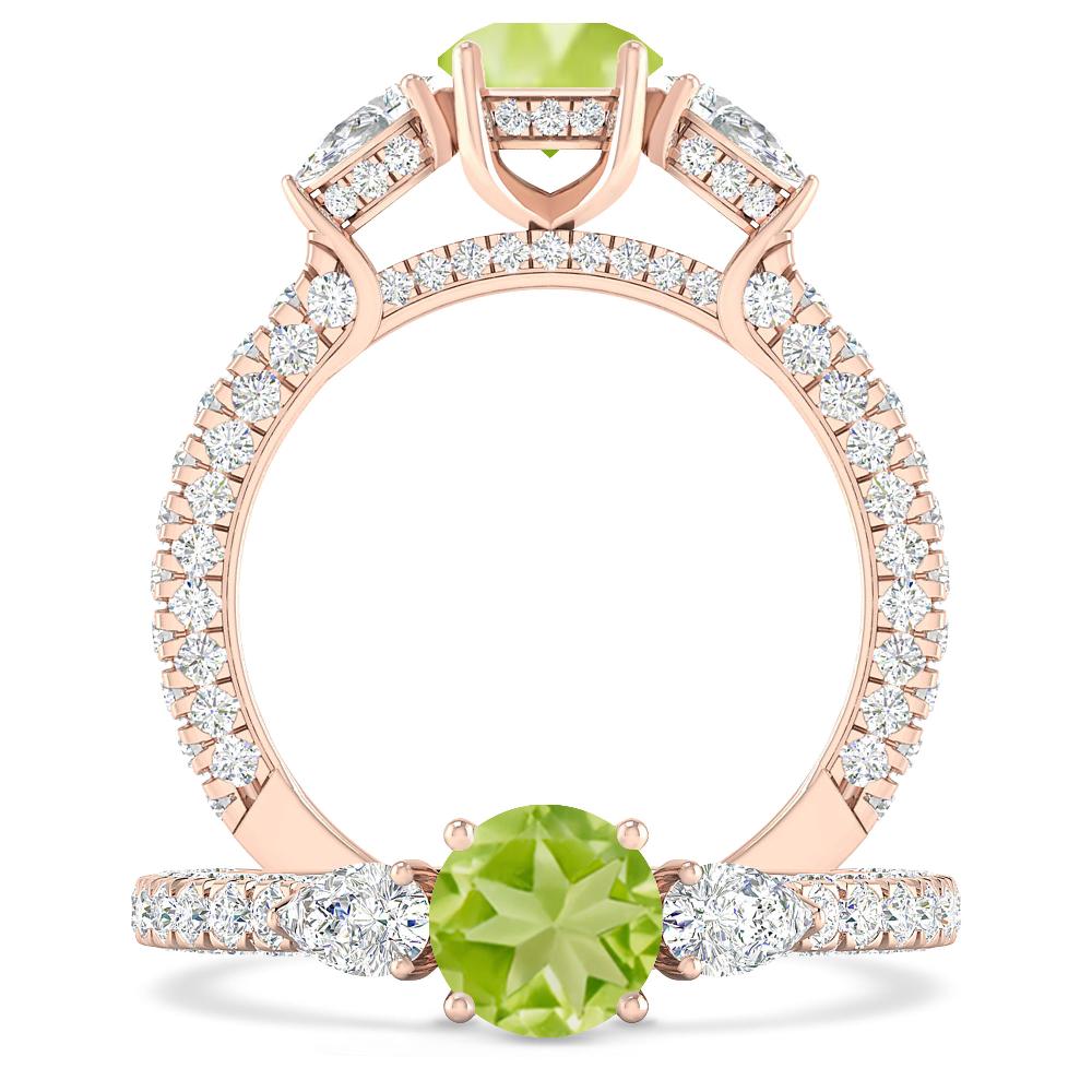 Rose Gold - Peridot
