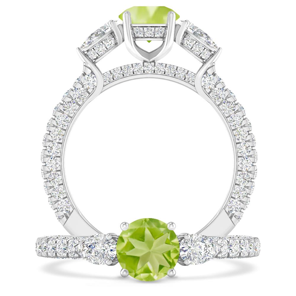 White Gold - Peridot