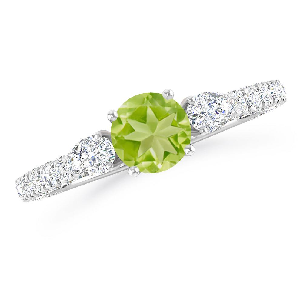 White Gold - Peridot