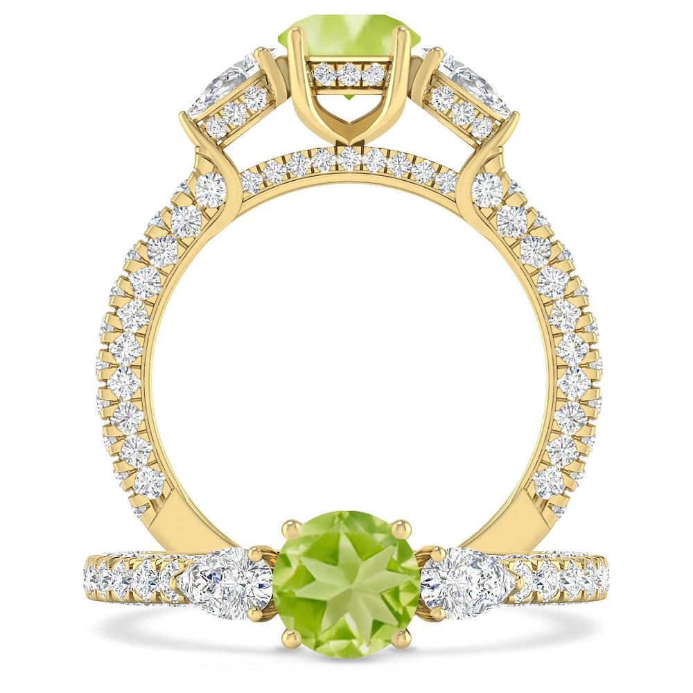 Yellow Gold - Peridot