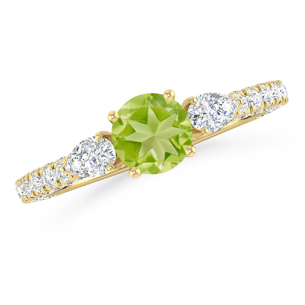 Yellow Gold - Peridot