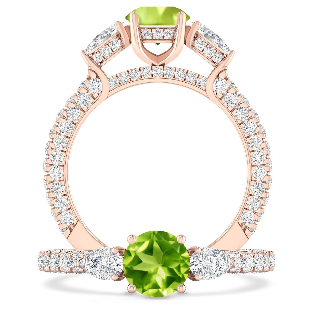 Rose Gold - Peridot