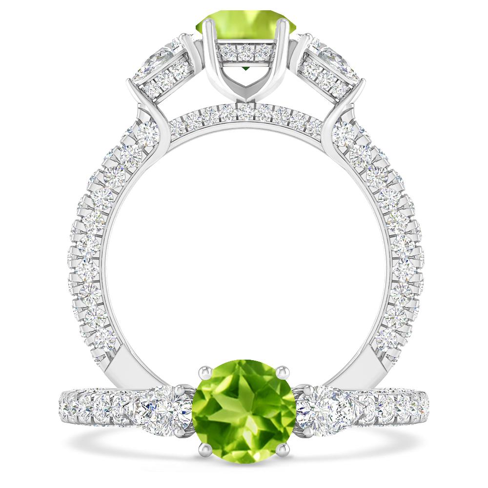 White Gold - Peridot