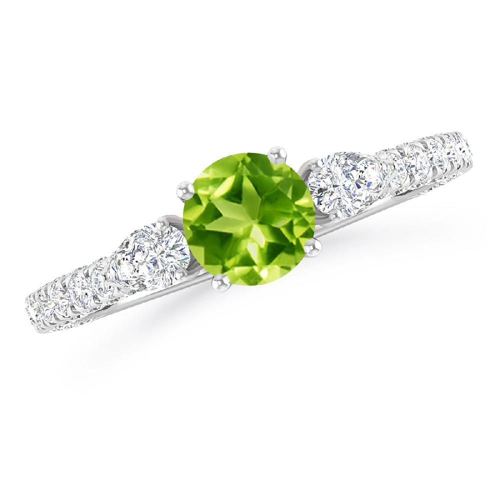 White Gold - Peridot