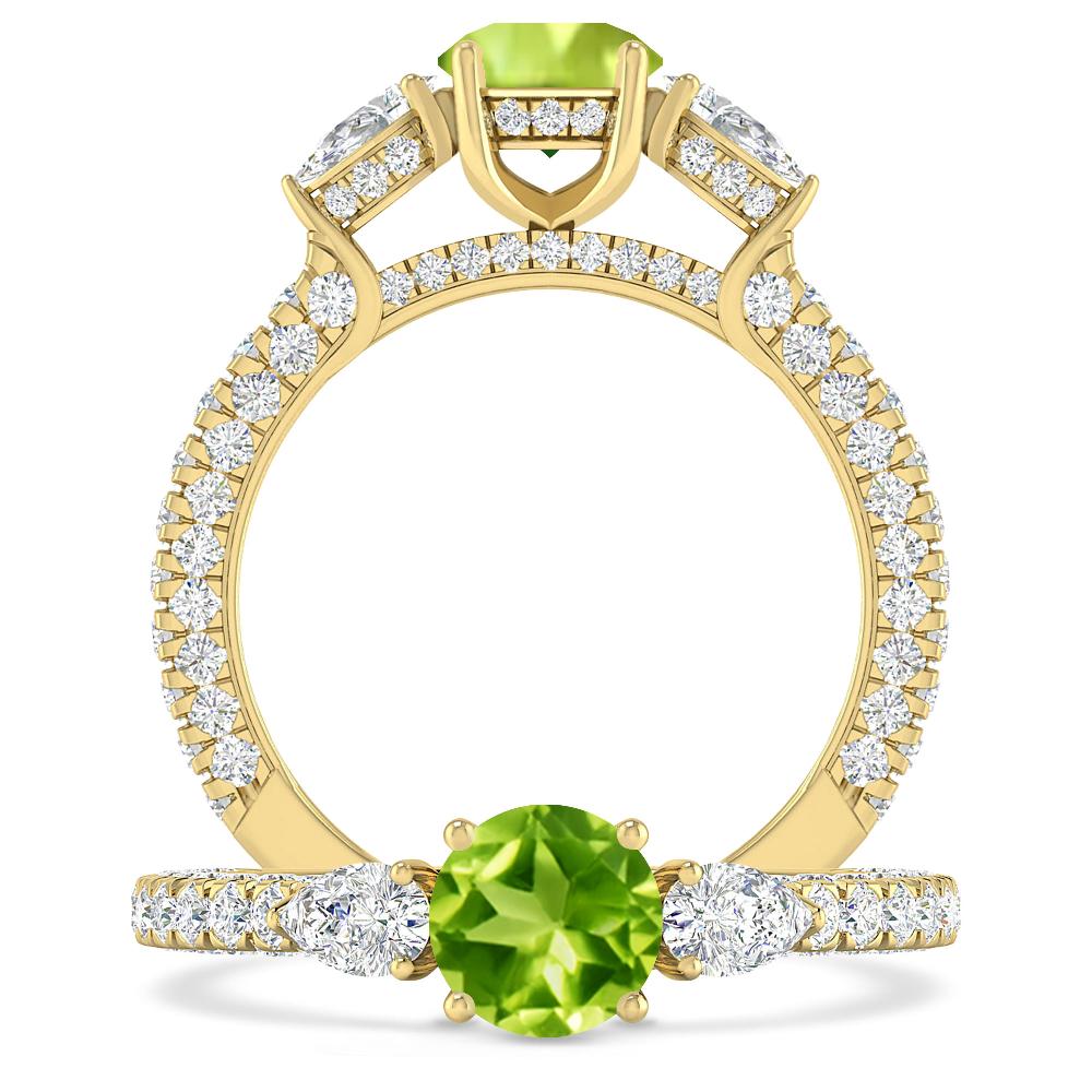 Yellow Gold - Peridot