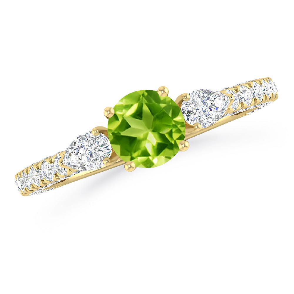 Yellow Gold - Peridot