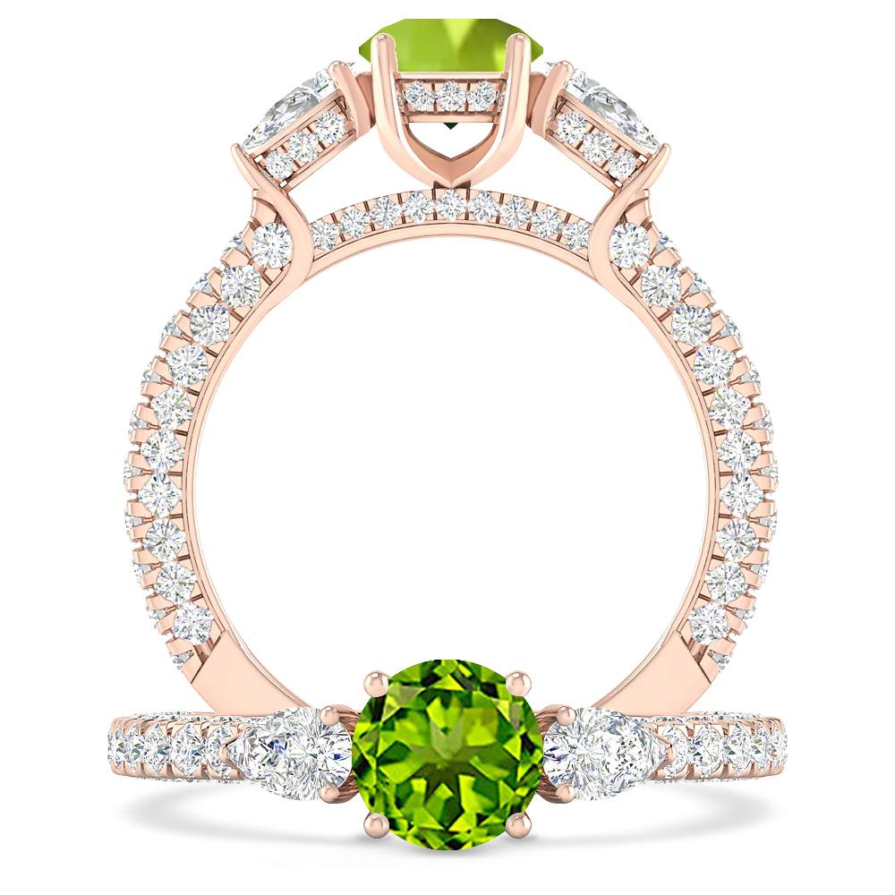 Rose Gold - Peridot