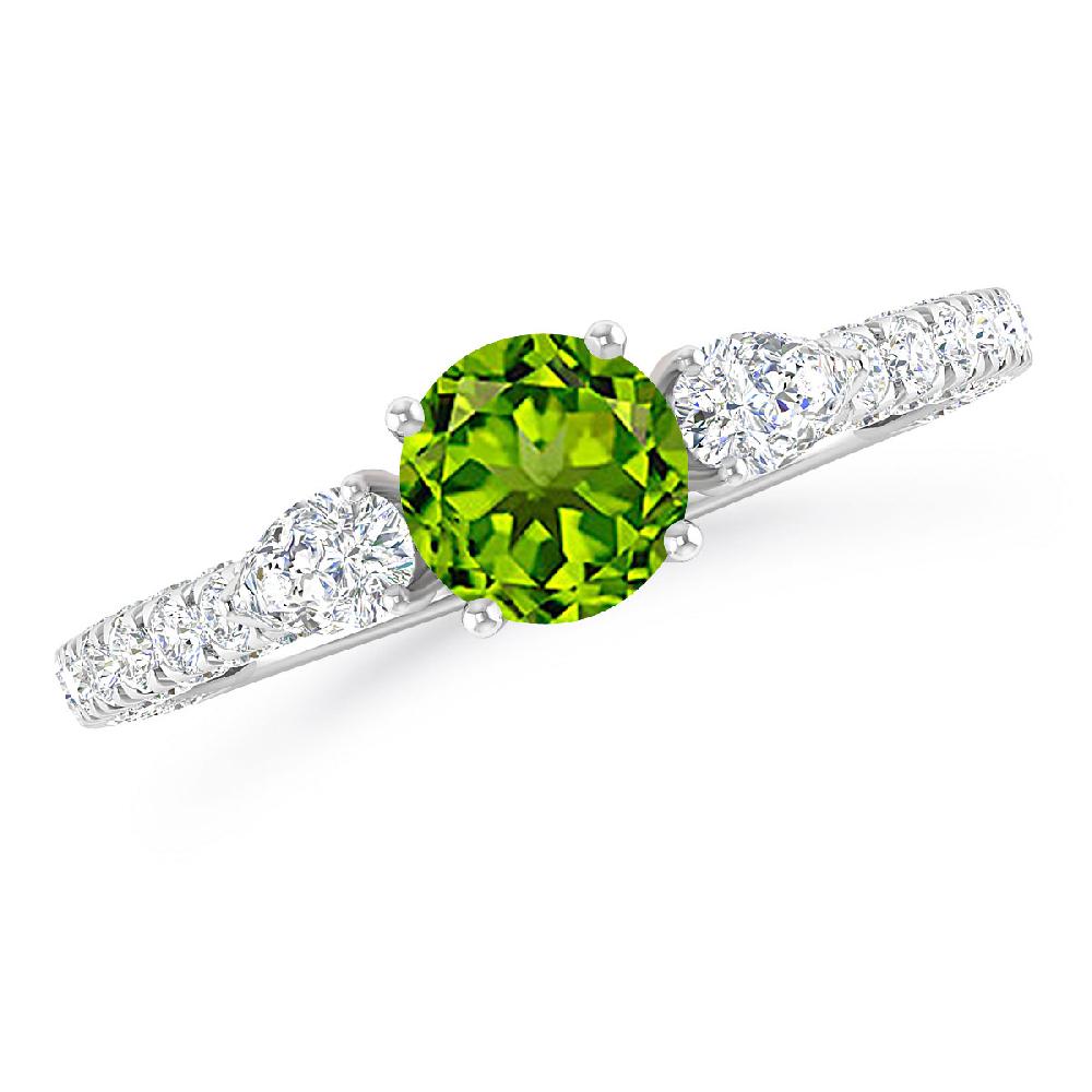 White Gold - Peridot