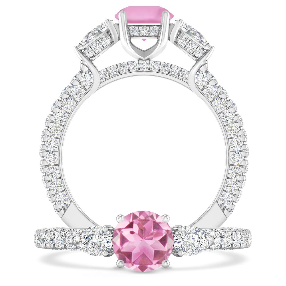 White Gold - Pink Tourmaline