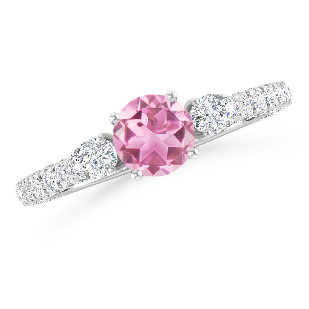 White Gold - Pink Tourmaline