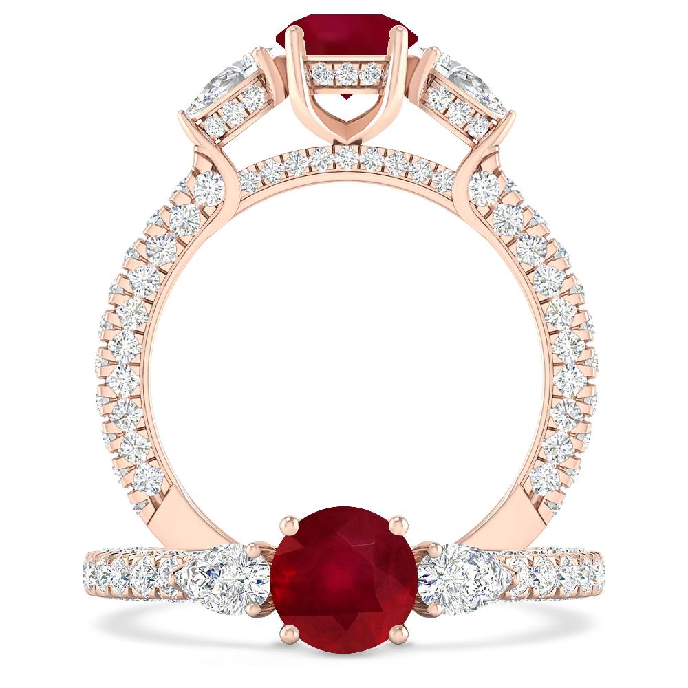 Rose Gold - Ruby