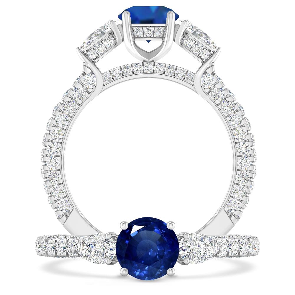 White Gold - Sapphire