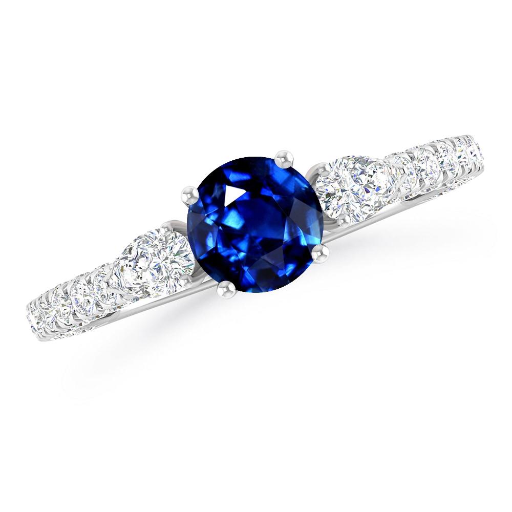 White Gold - Sapphire