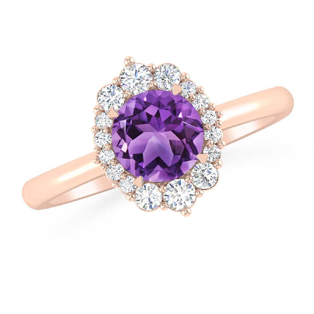 Rose Gold - Amethyst