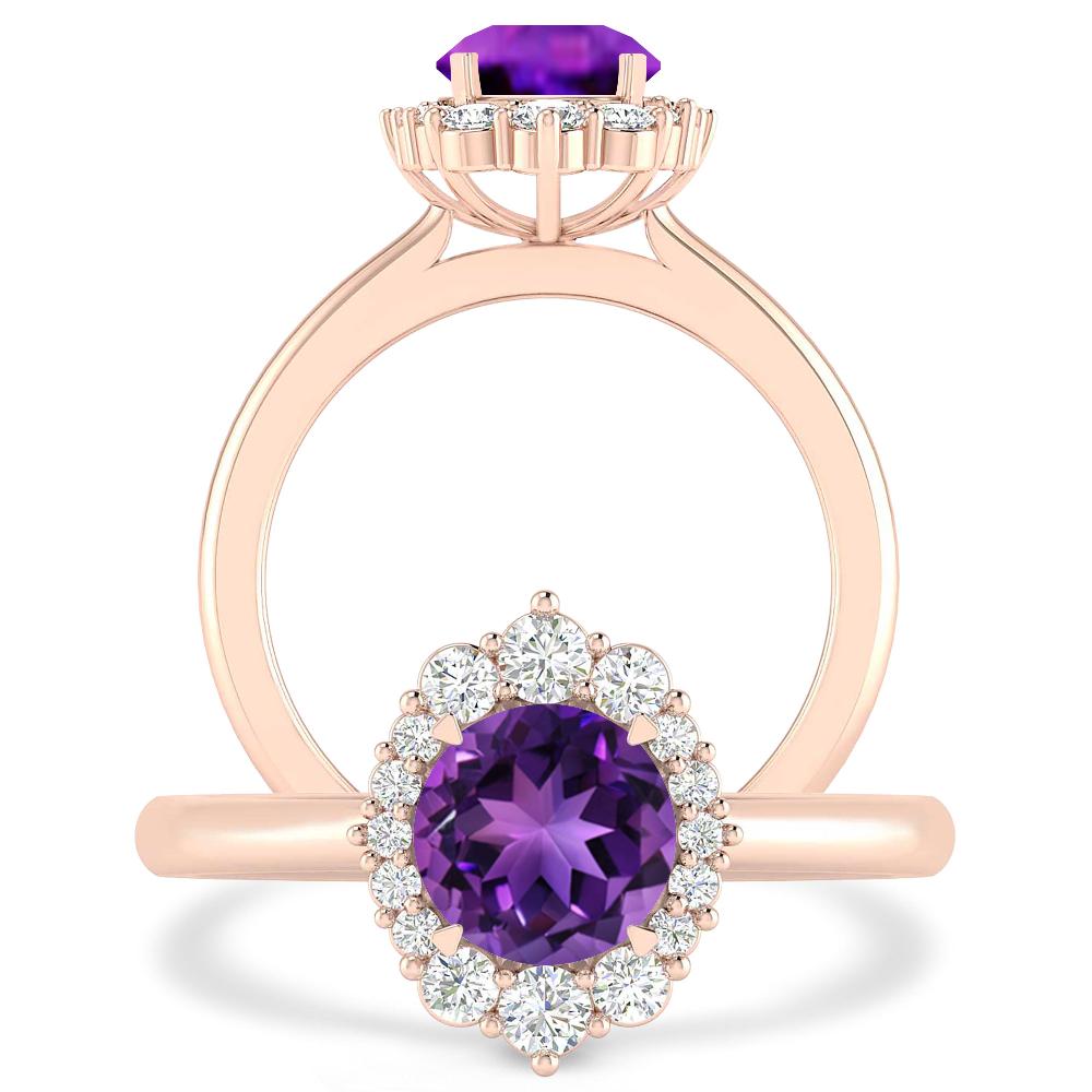 Rose Gold - Amethyst