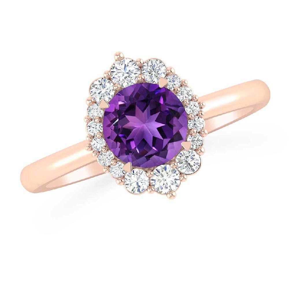 Rose Gold - Amethyst