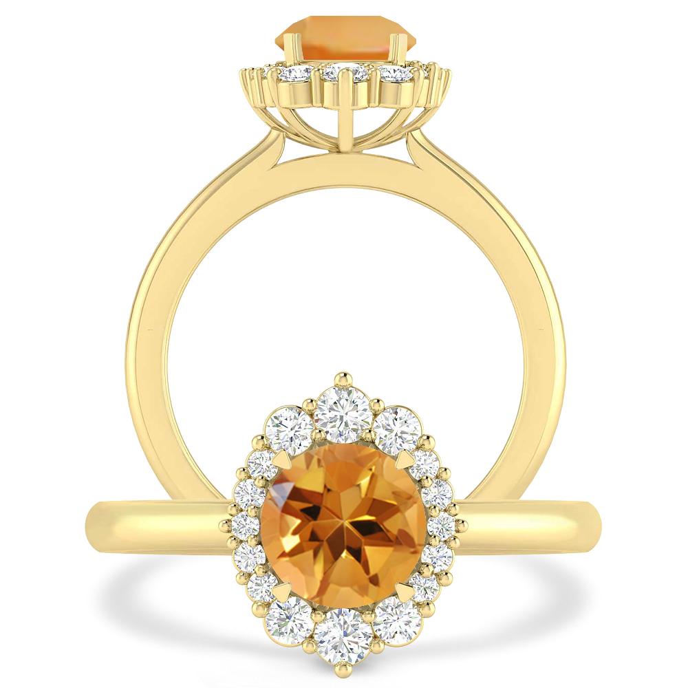 Yellow Gold - Citrine