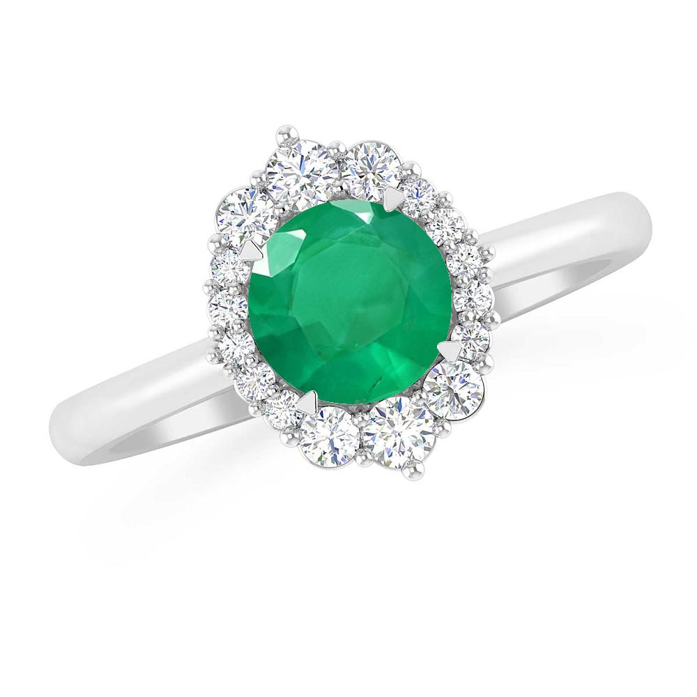 White Gold - Emerald