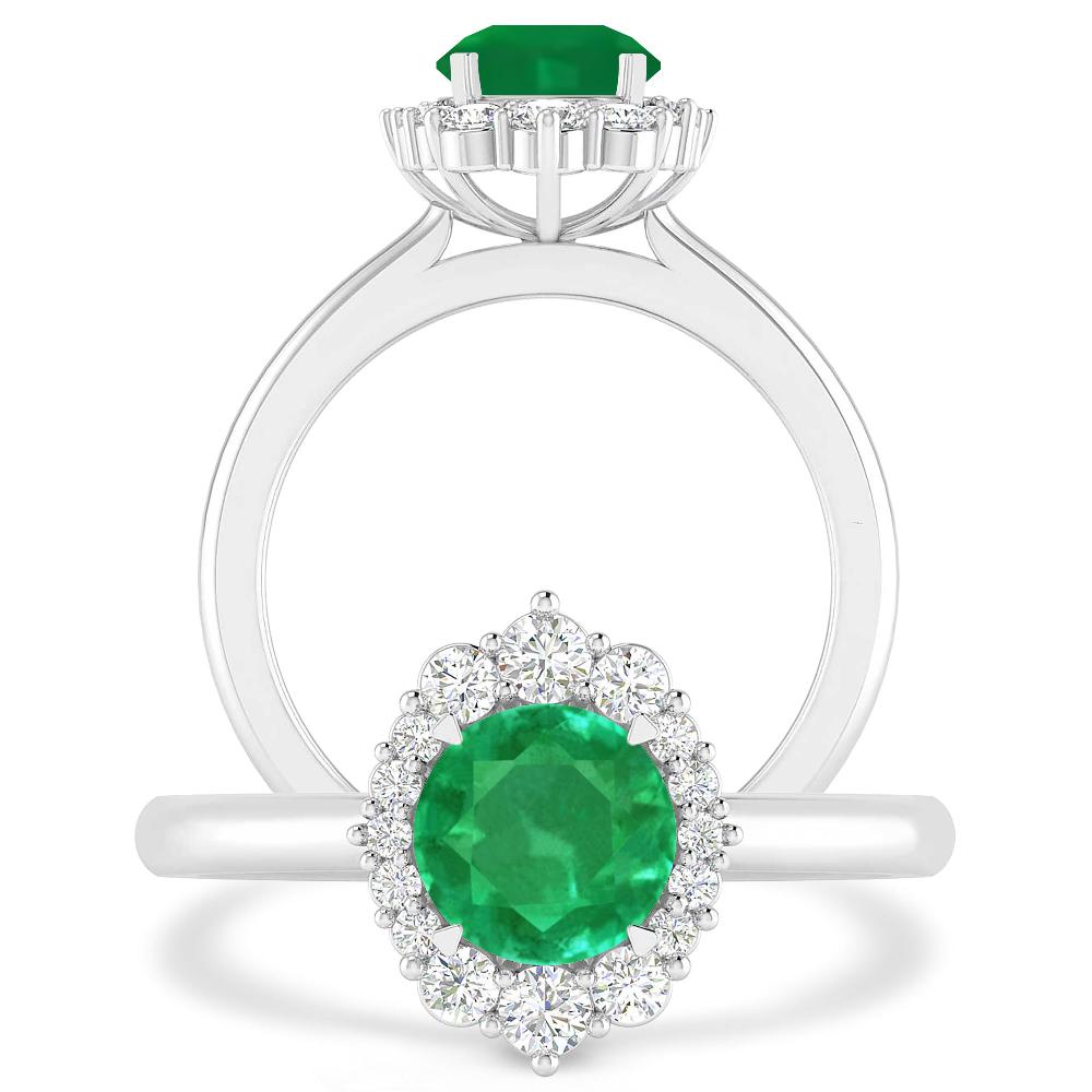 White Gold - Emerald