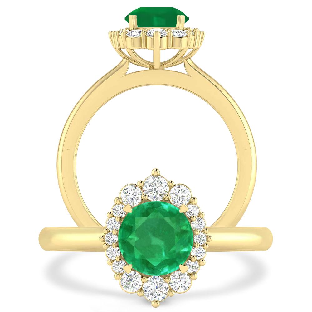 Yellow Gold - Emerald