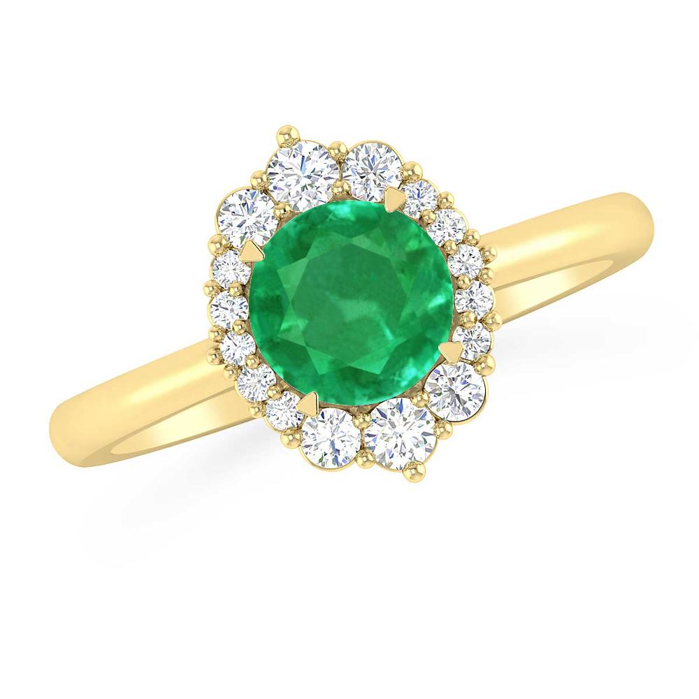 Yellow Gold - Emerald
