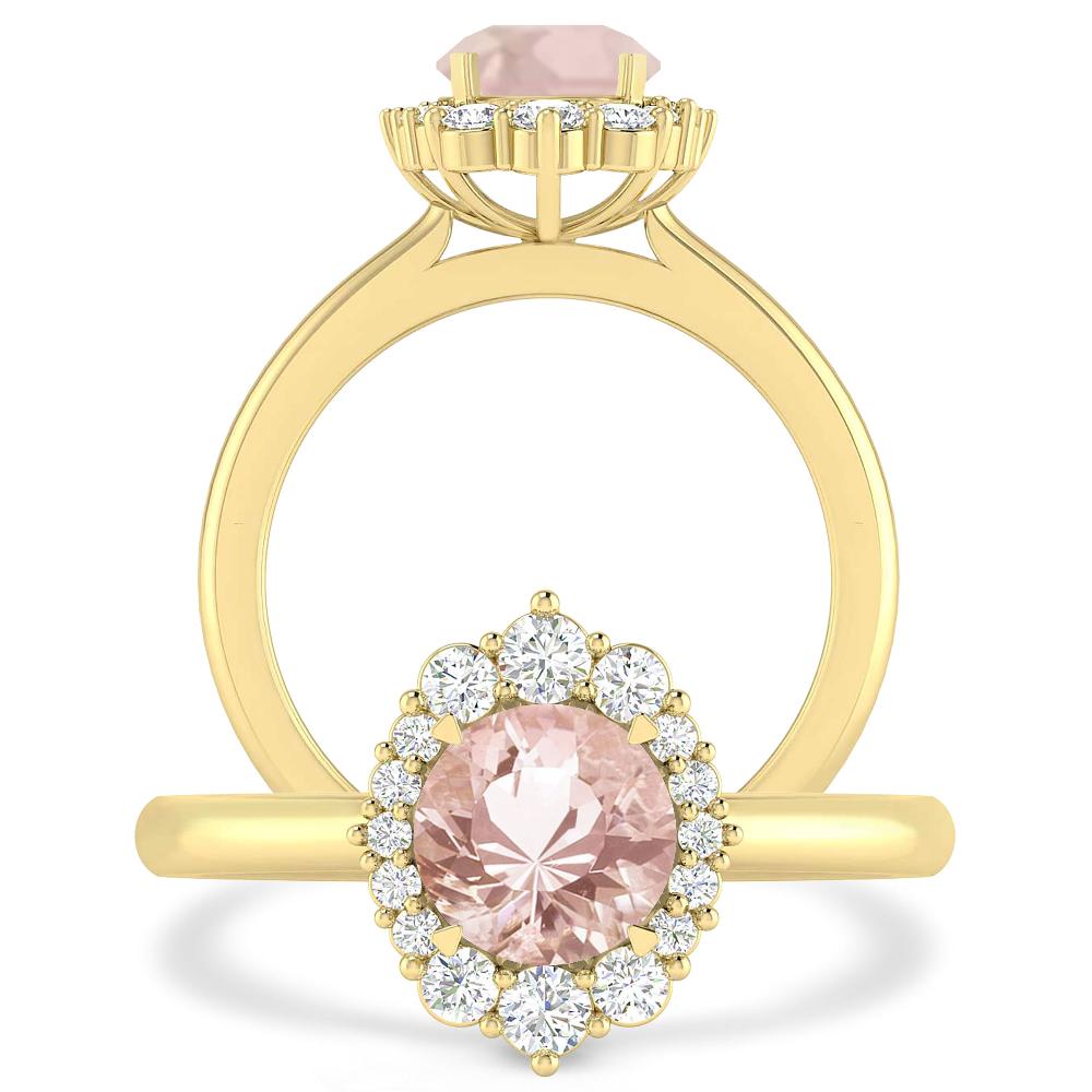 Yellow Gold - Morganite