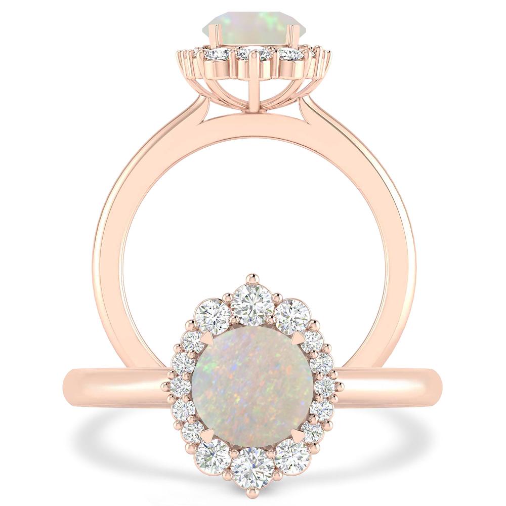 Rose Gold - Opal