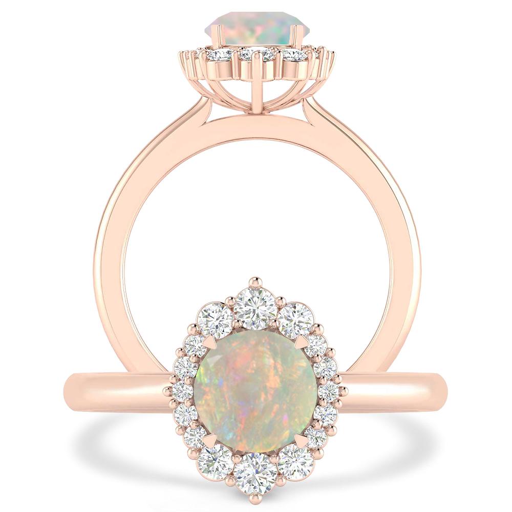 Rose Gold - Opal