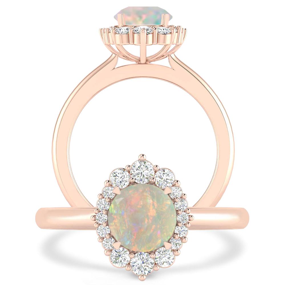 Rose Gold - Opal