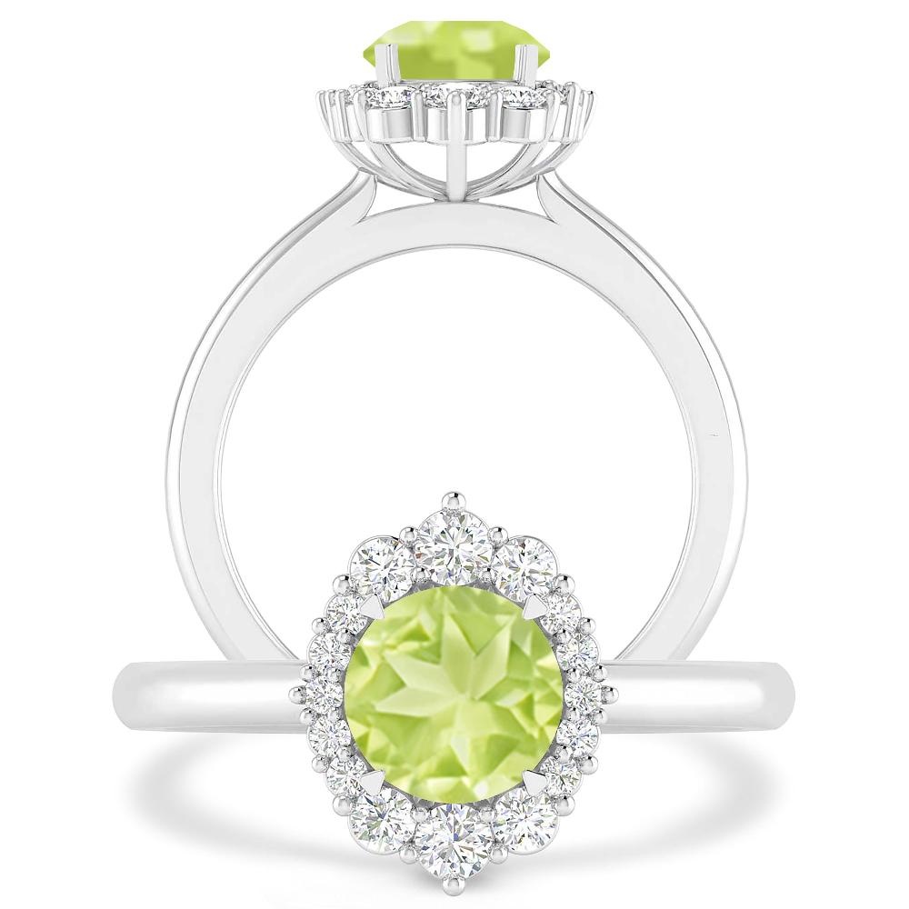 White Gold - Peridot