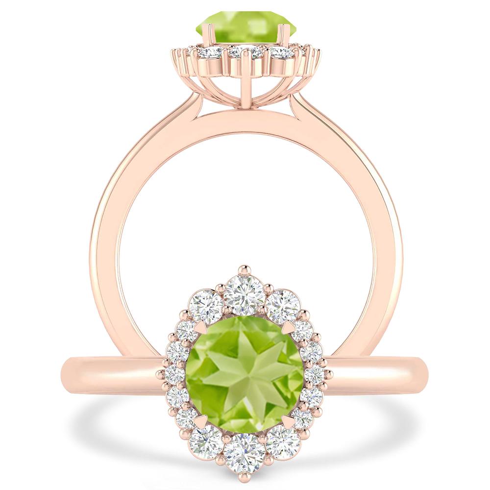 Rose Gold - Peridot
