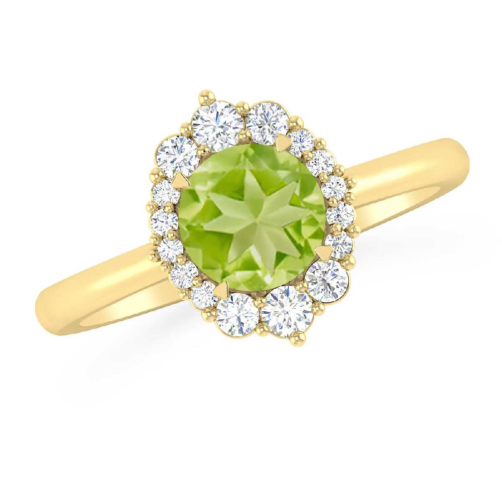 Yellow Gold - Peridot