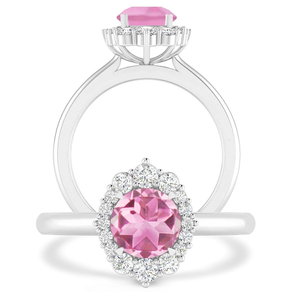 White Gold - Pink Tourmaline