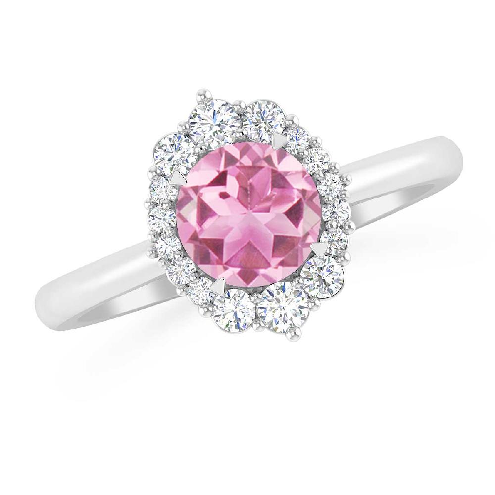 White Gold - Pink Tourmaline