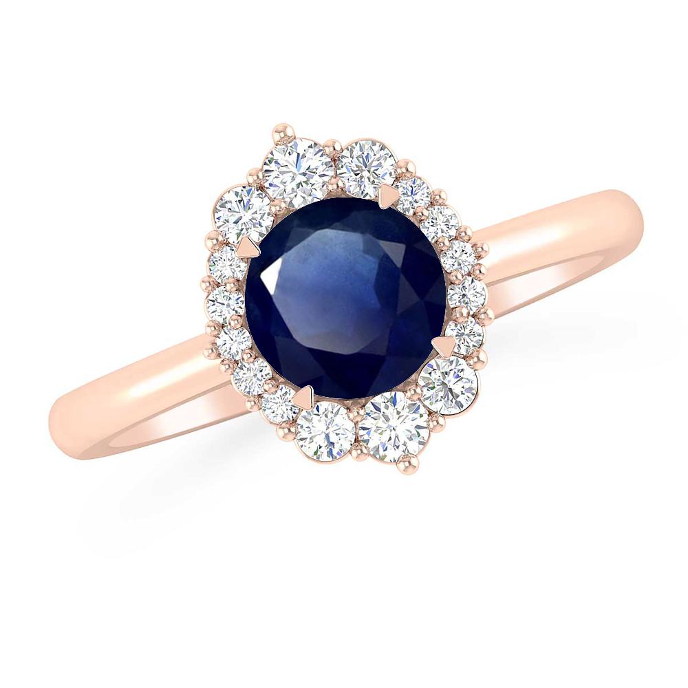 Rose Gold - Sapphire