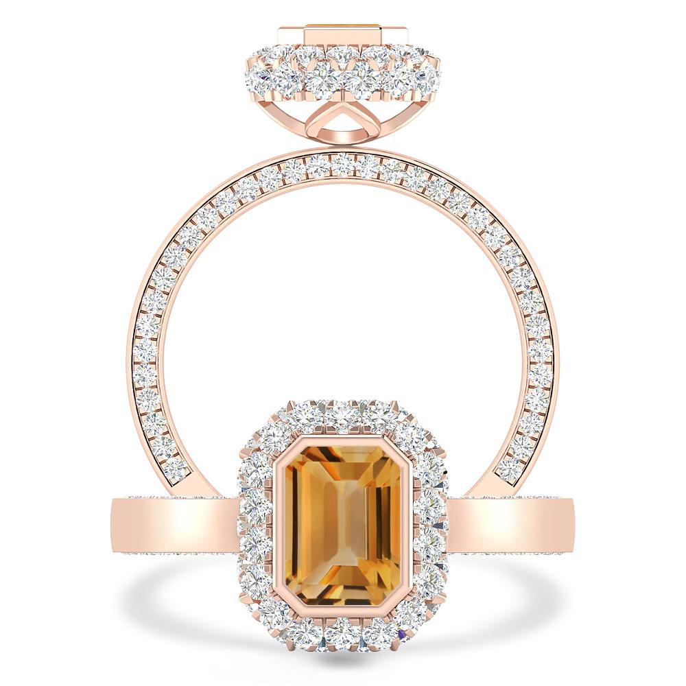 Rose Gold - Citrine