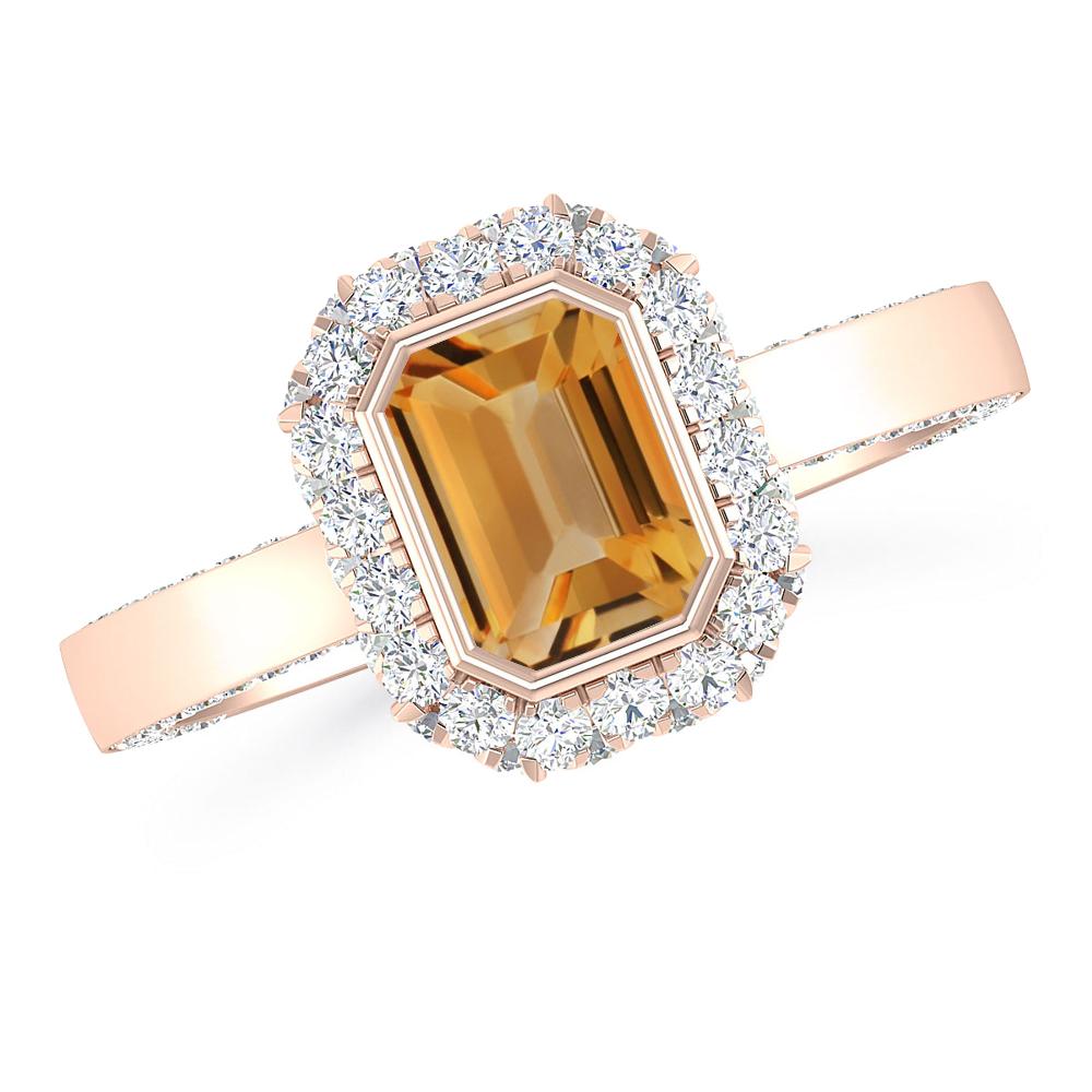 Rose Gold - Citrine