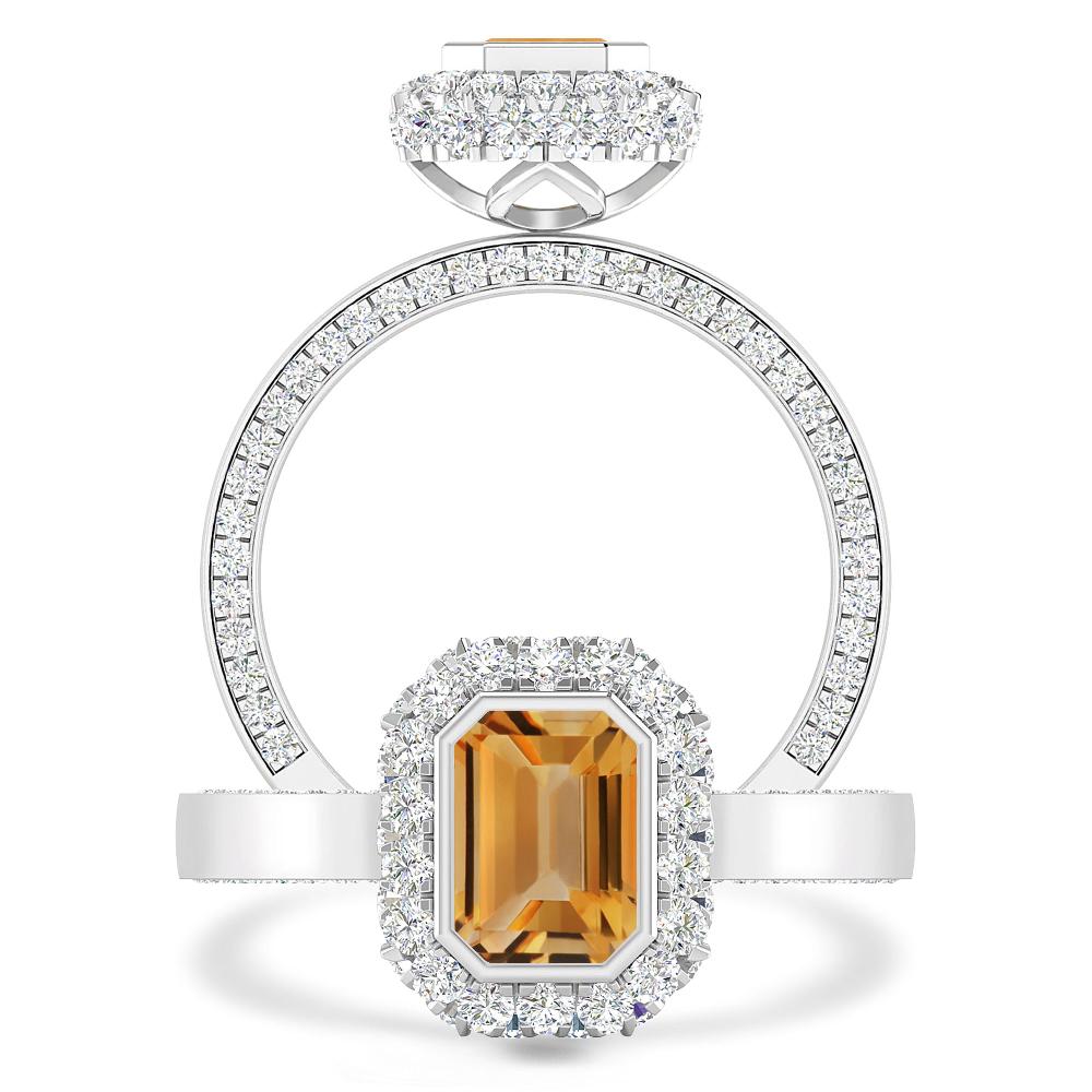 White Gold - Citrine